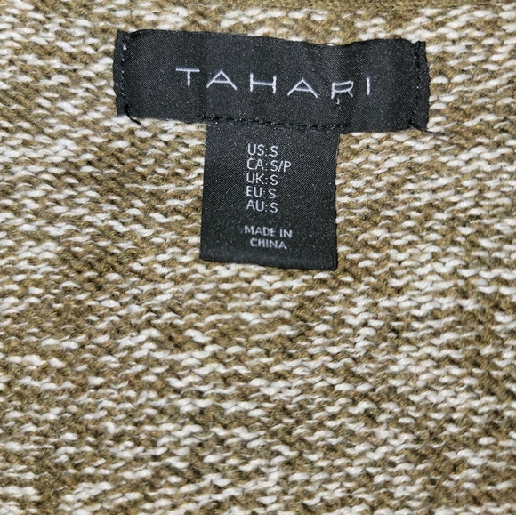 Tahari Hooded Cardigan Size S - Picture 4 of 7